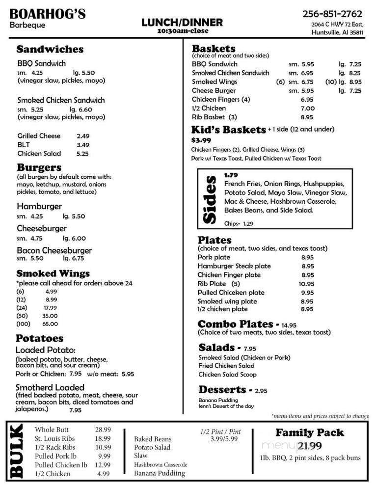 Menu page 4