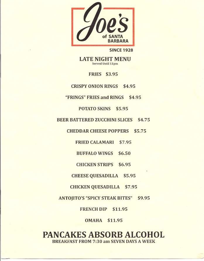 Menu page 2