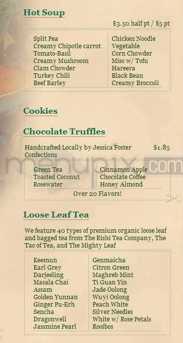 Menu page 3