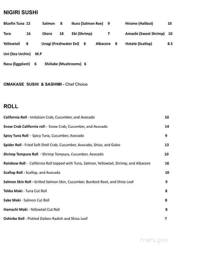 Menu page 7