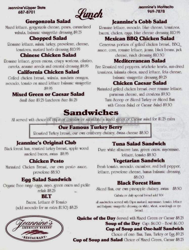 Menu page 2