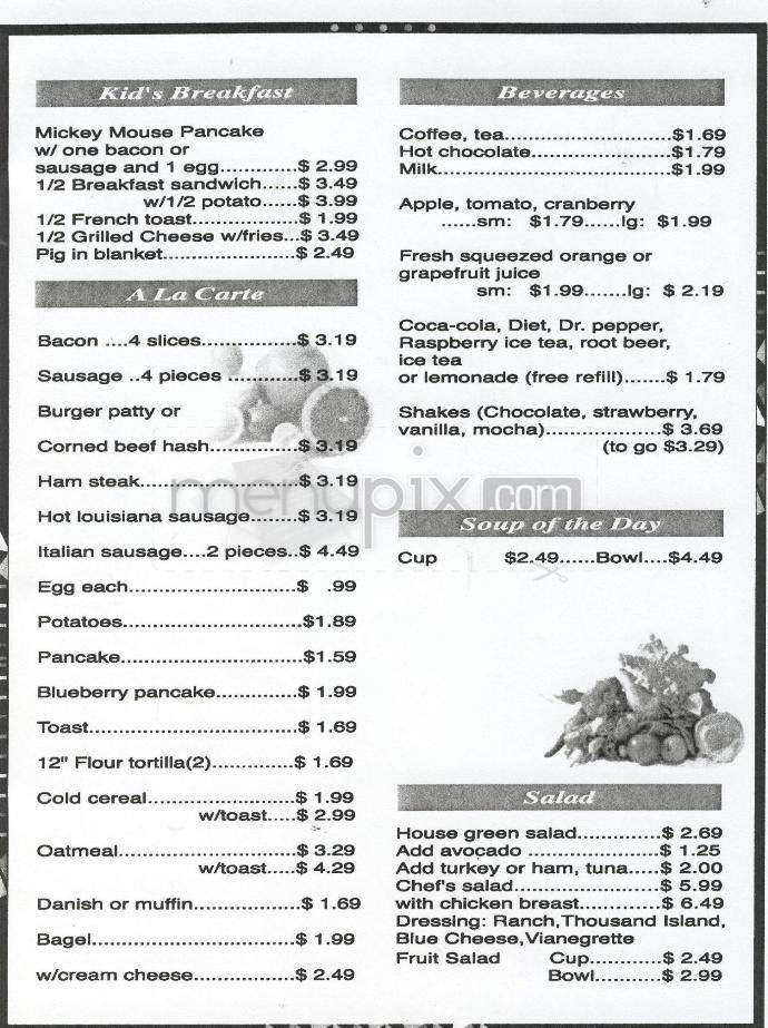 Menu page 3