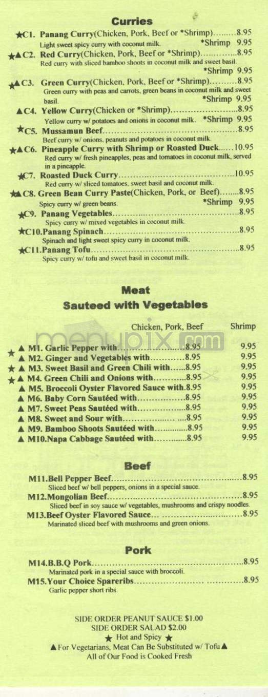 Menu page 5