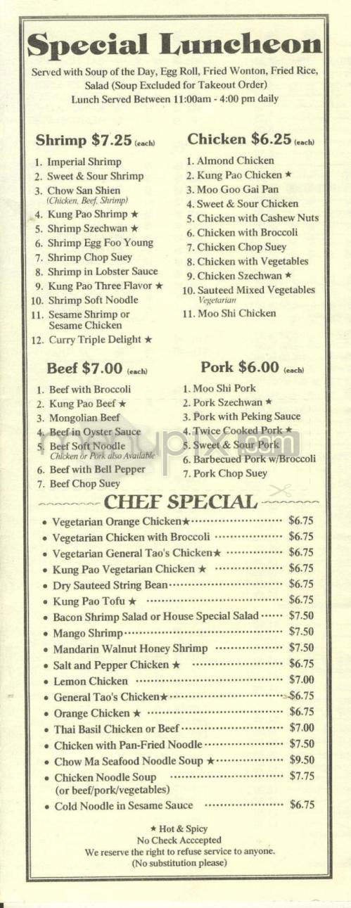 Menu page 5