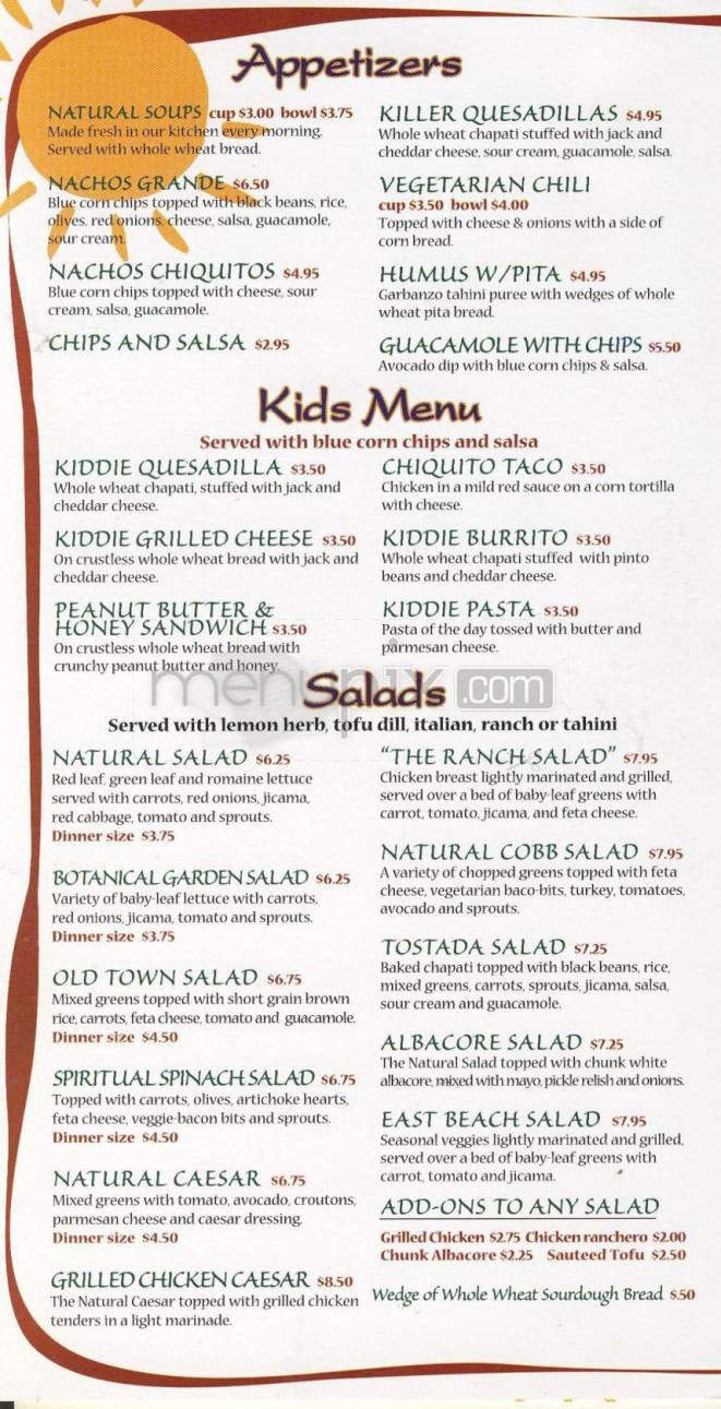Menu page 2