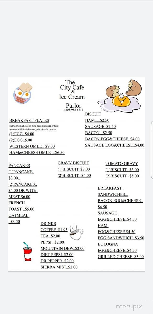 Menu page 1