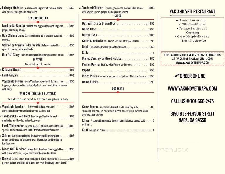 Menu page 2