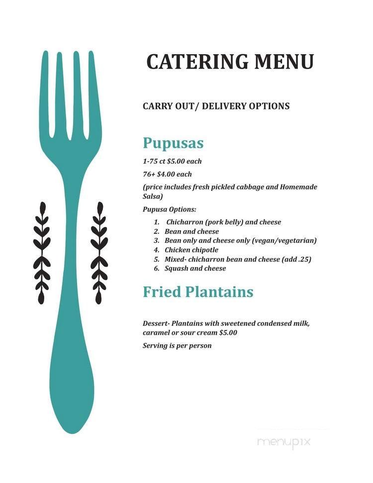 Menu page 1