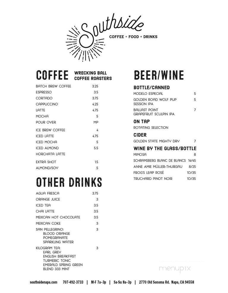Menu page 2