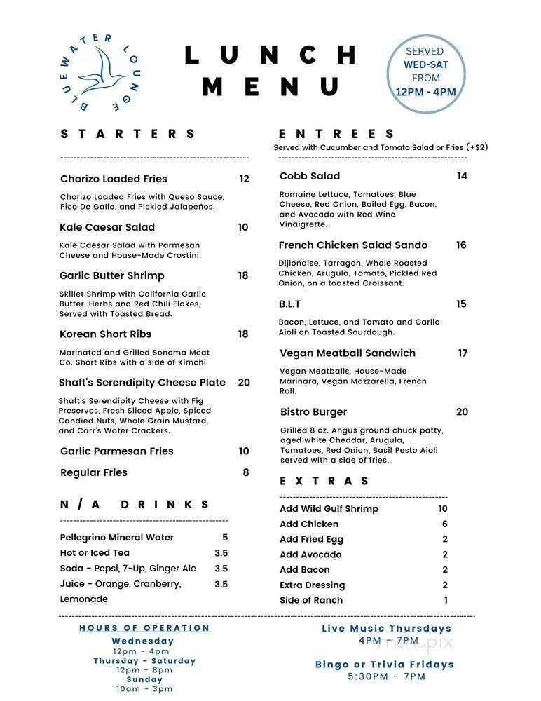 Menu page 1