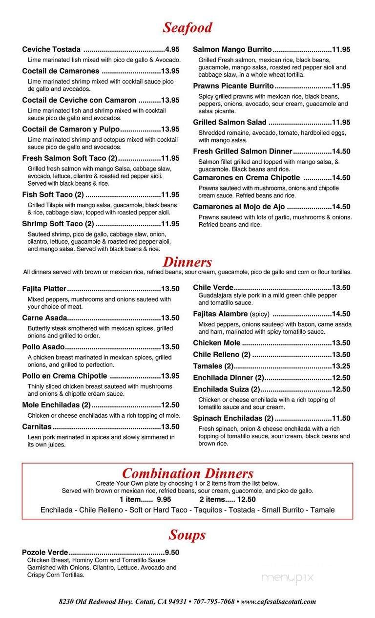 Menu page 3