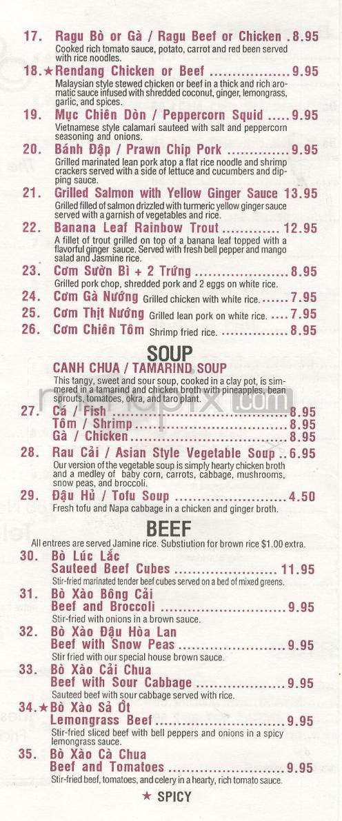 Menu page 3