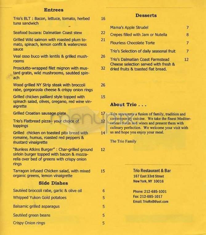Menu page 3