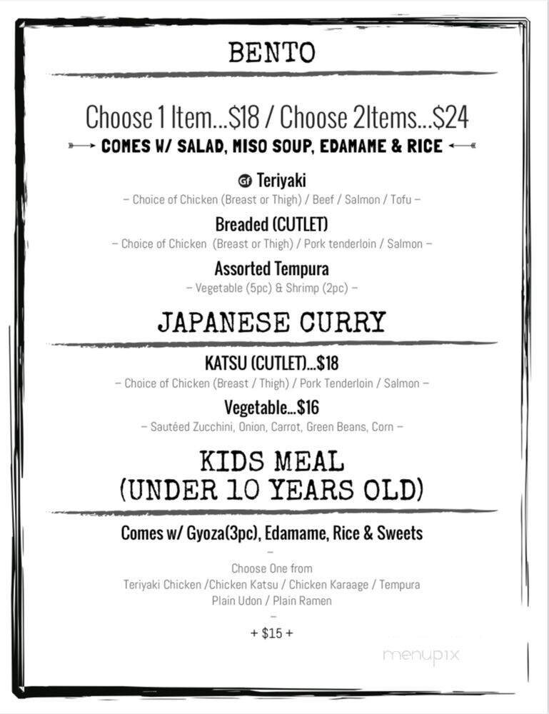 Menu page 2