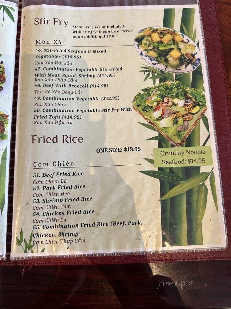 Menu page 1