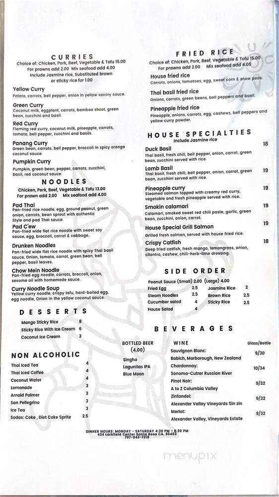 Menu page 2