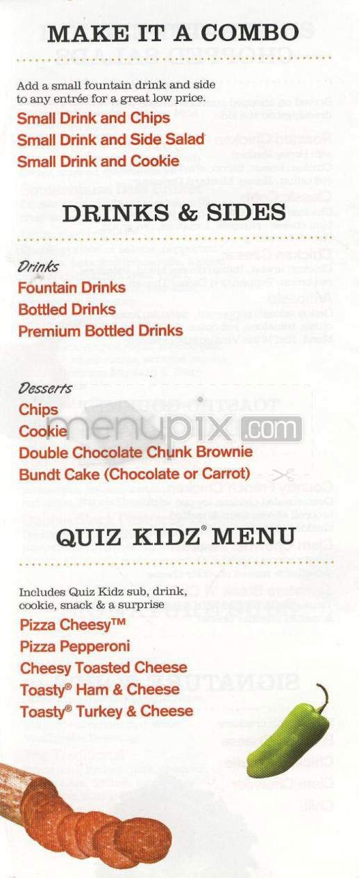 Menu page 5