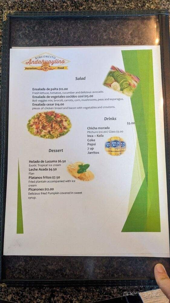 Menu page 3