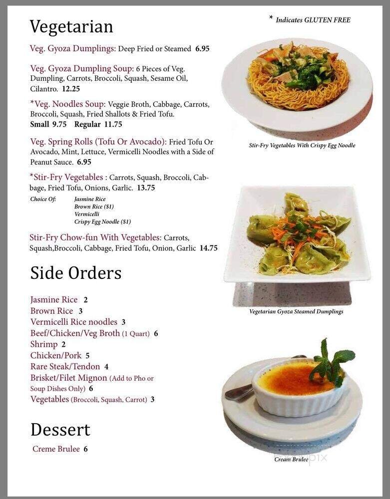 Menu page 1