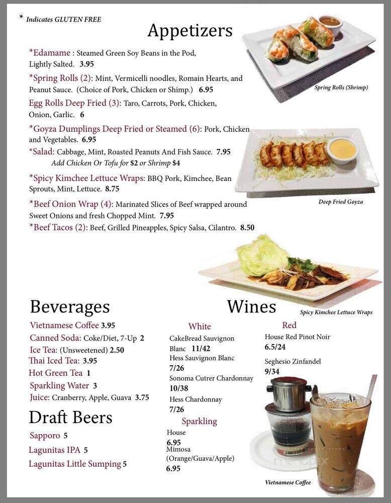 Menu page 2