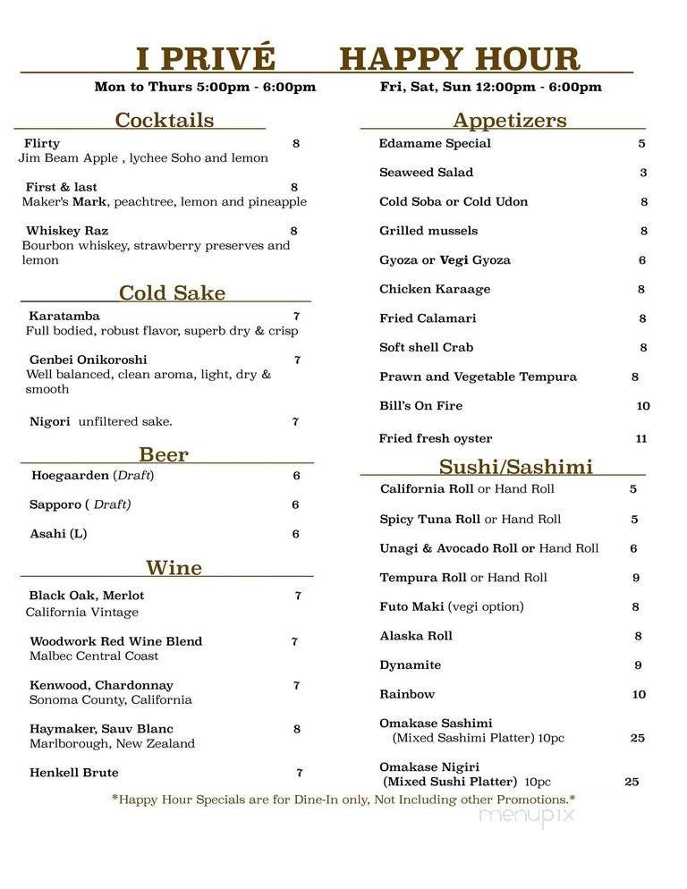Menu page 2