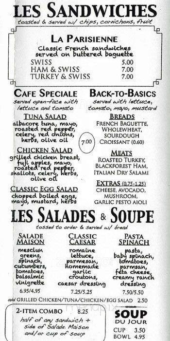 Menu page 2
