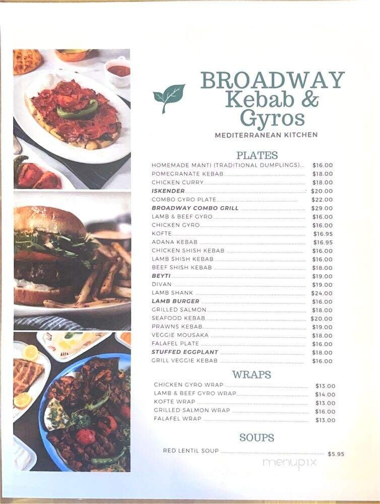 Menu page 2