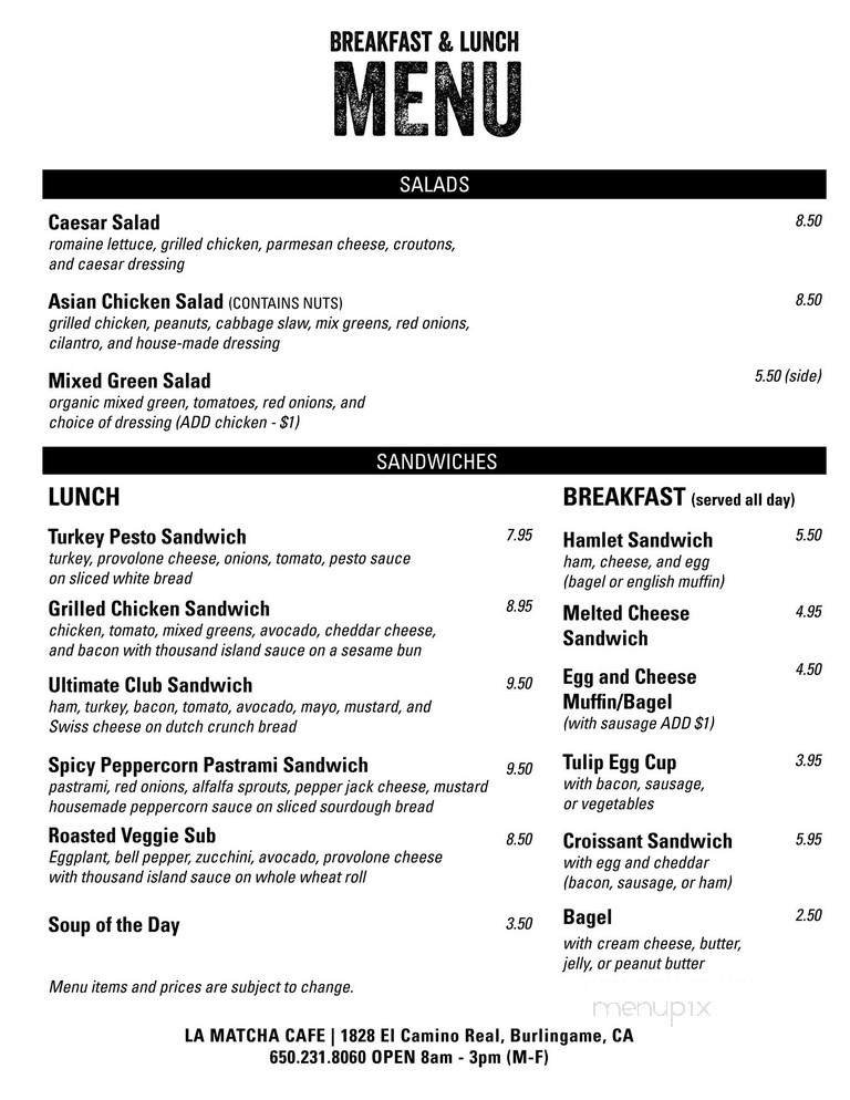 Menu page 2