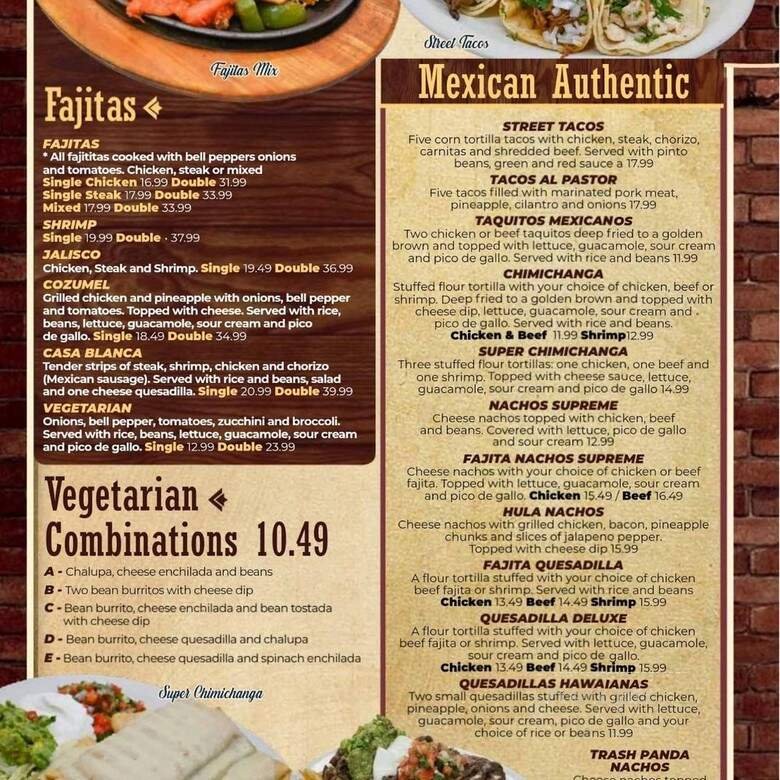 Menu page 6