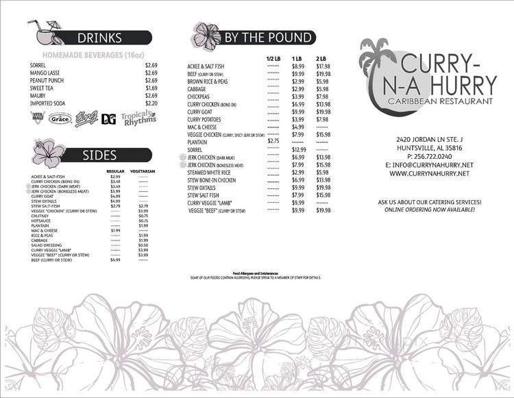 Menu page 1
