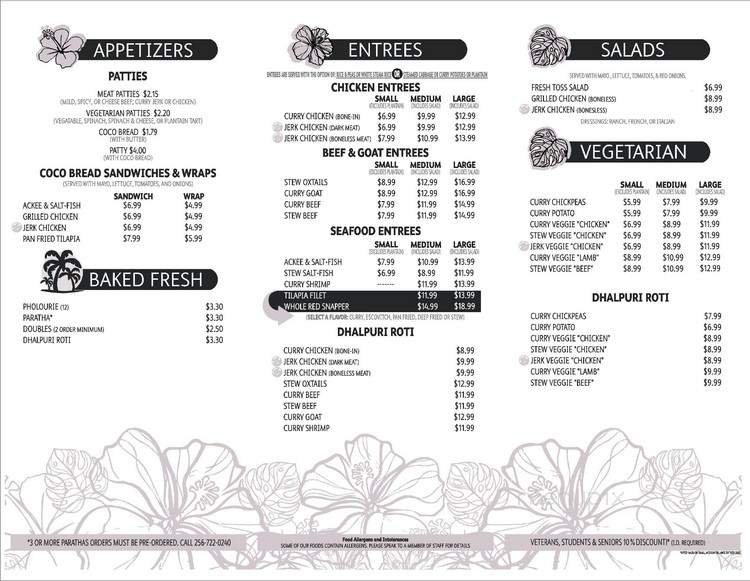 Menu page 2