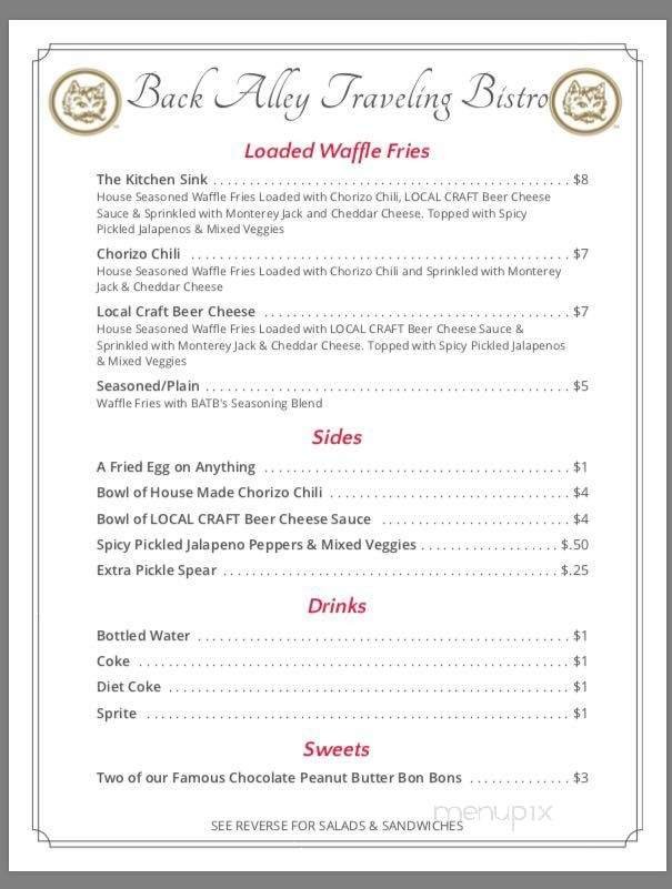 Menu page 3
