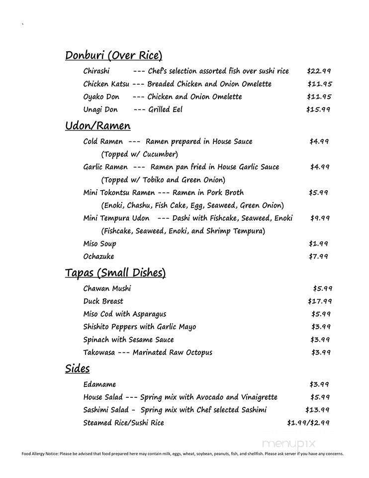 Menu page 4