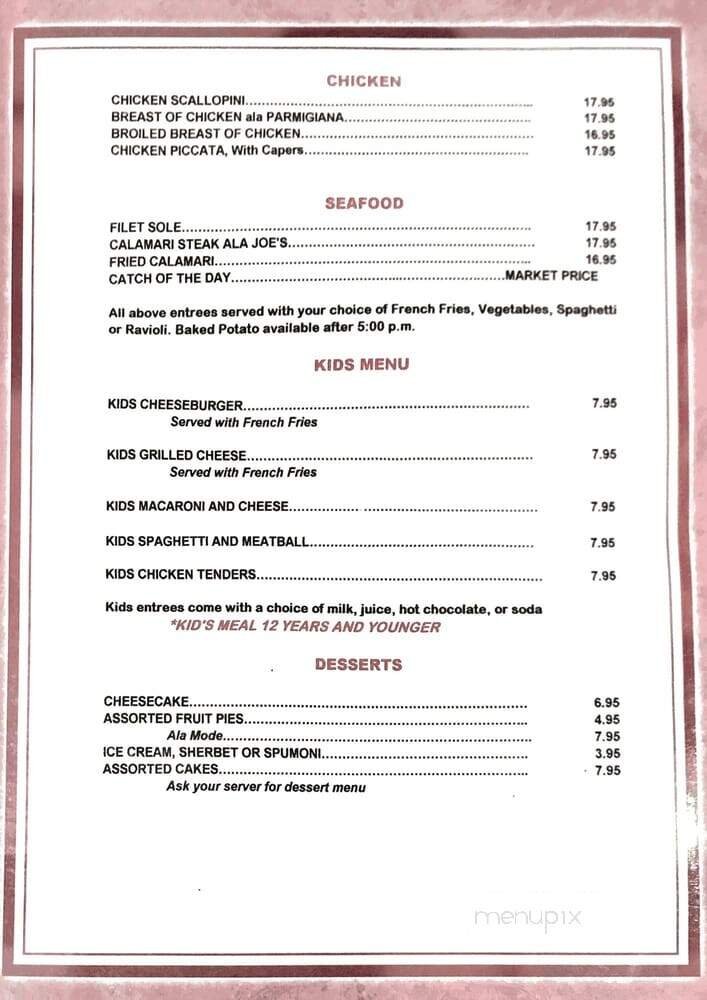 Menu page 2