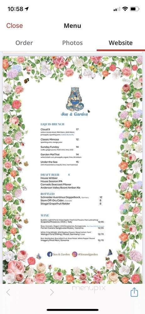 Menu page 2