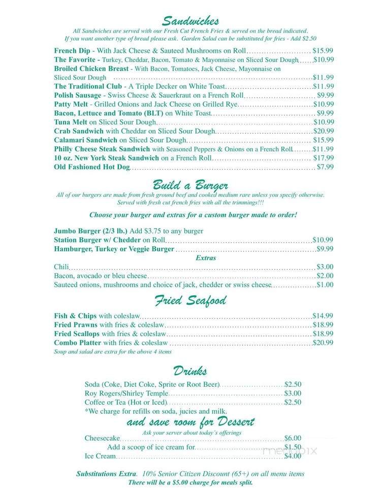 Menu page 2