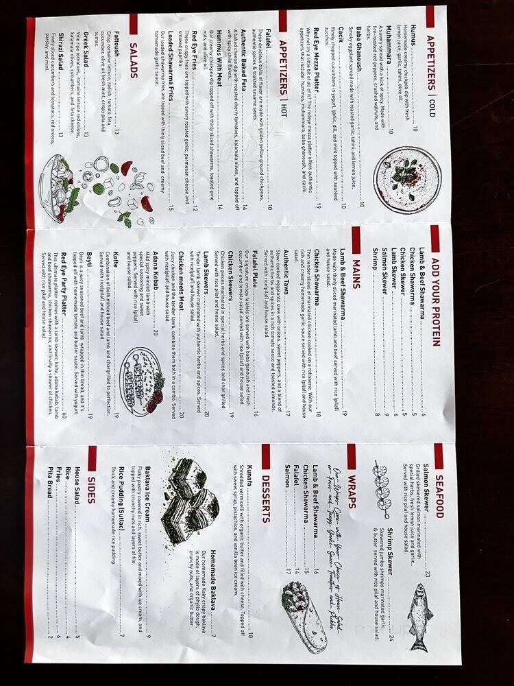 Menu page 1