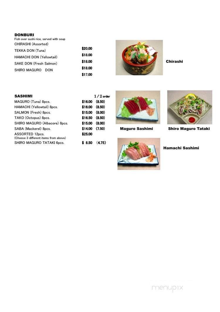 Menu page 2