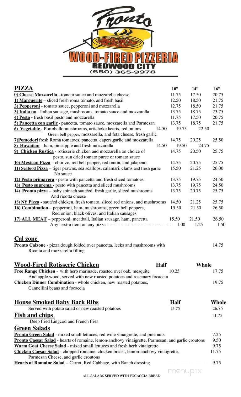 Menu page 1