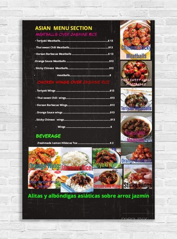 Menu page 1