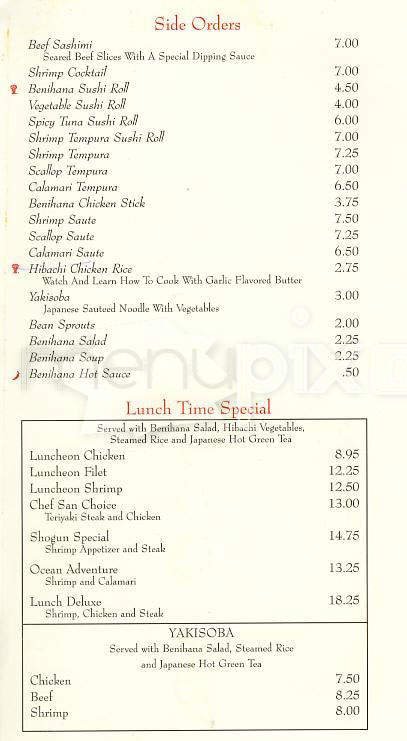 Menu page 2