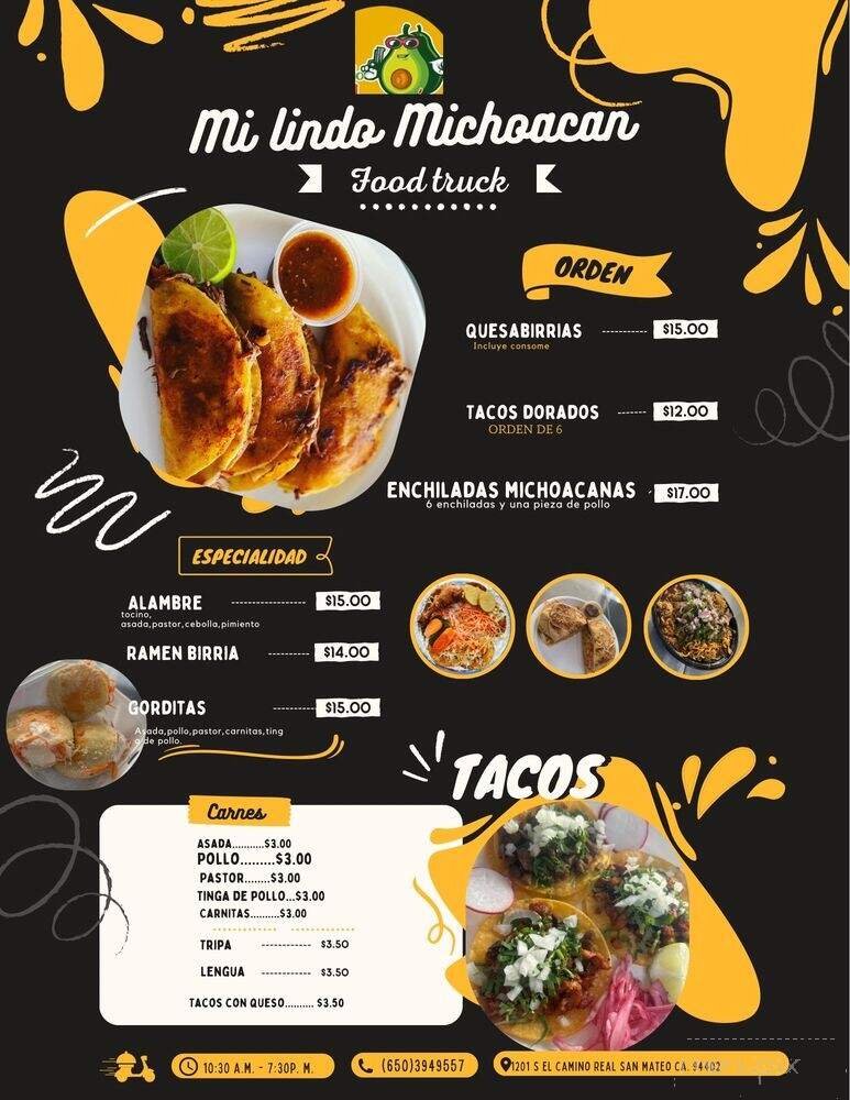 Menu page 2