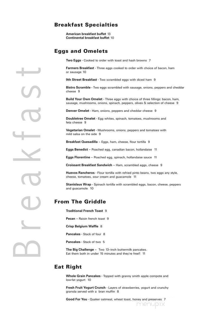 Menu page 1