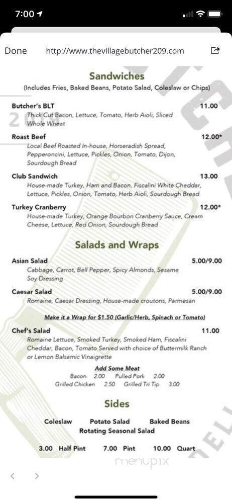 Menu page 2