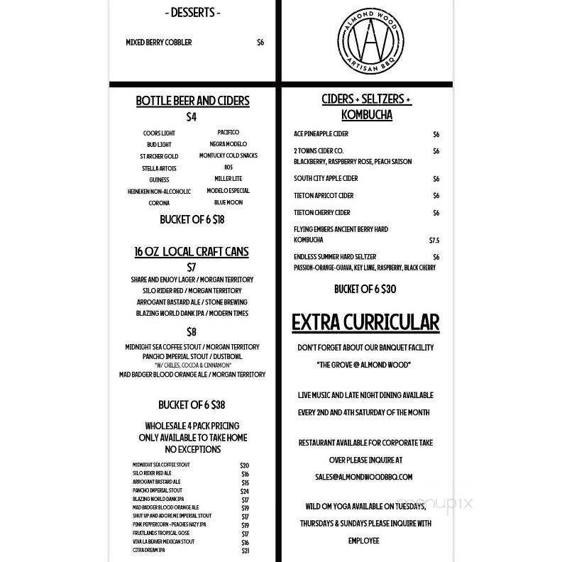 Menu page 1