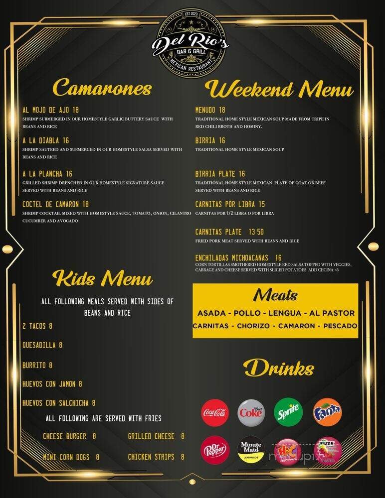 Menu page 2
