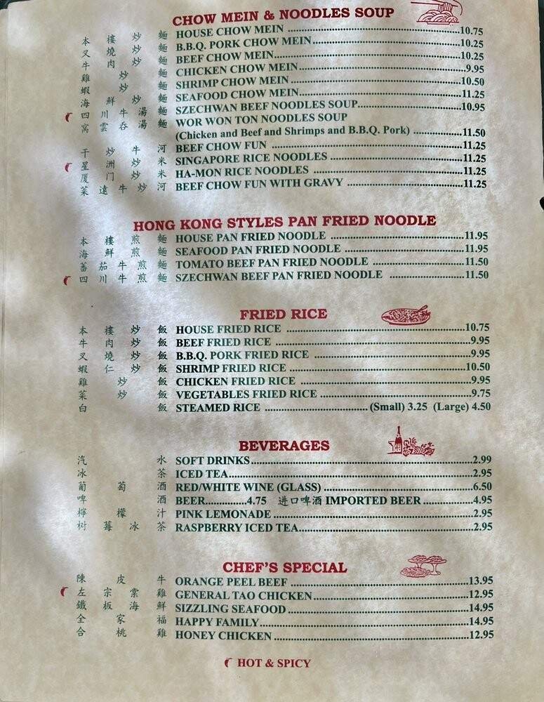 Menu page 5