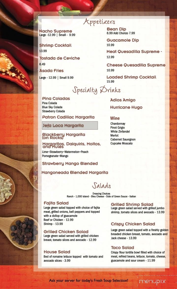 Menu page 5