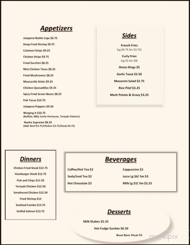 Menu page 2