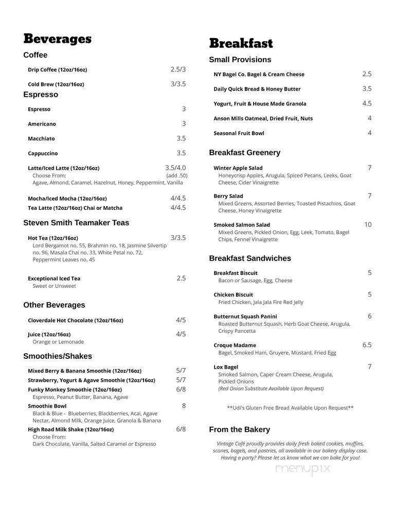 Menu page 2